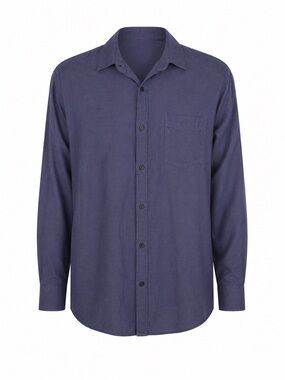 Marc Anthony Men's Button-Down Shirt in Dark Blue